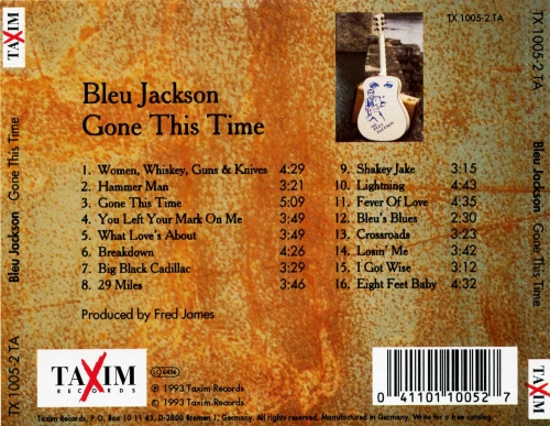 Bleu Jackson - Gone This Time (1993)