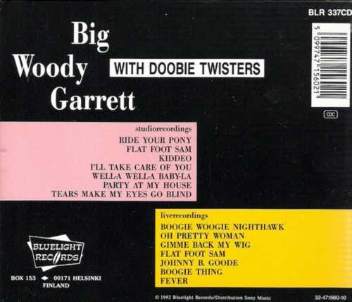 Big Woody Garrett with Doobie Twisters ‎– Mr. Boogie Woogie Nighthawk ...