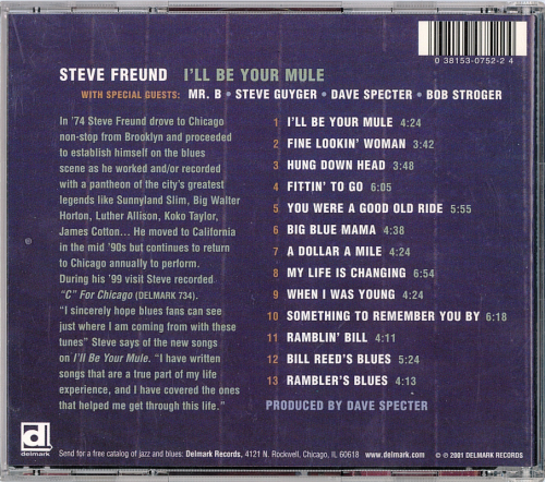 Steve Freund - I'll Be Your Mule (2001)