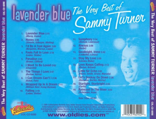 Sammy Turner - Lavender Blue: The Very Best of Sammy Turner (2001)