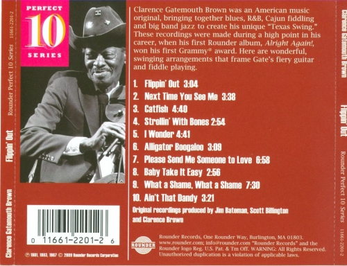 Clarence "Gatemouth" Brown - Flippin' out: Essential Recordings (2009)