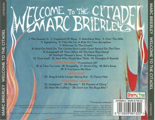 Marc Brierley - Welcome To The Citadel (Remastered) (1968/2014)