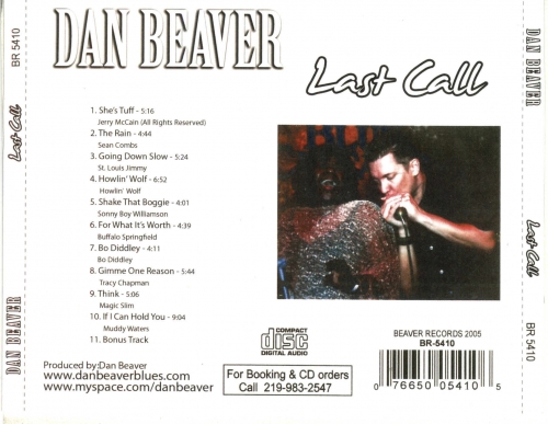 Dan Beaver & His Dam Blues Band - Last Call (2005)