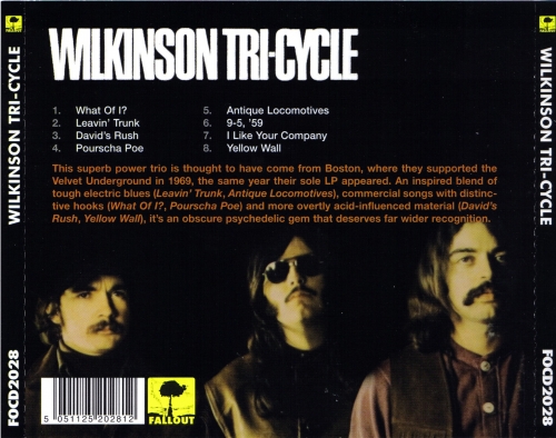 Wilkinson TriCycle - Wilkinson TriCycle (Reissue) (1969/2007)