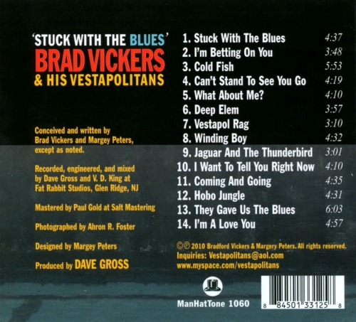 Brad Vickers & His Vestapolitans - Stuck With the Blues (2010)