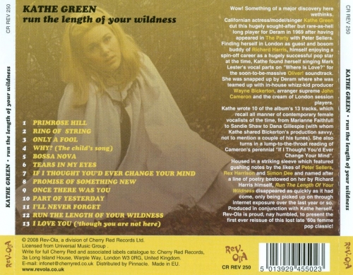 Kathe Green - Run The Length Of Your Wildness (Remastered) (1969/2008)