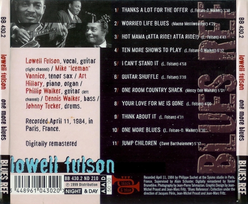 Lowell Fulson - One More Blues (1984/2007)