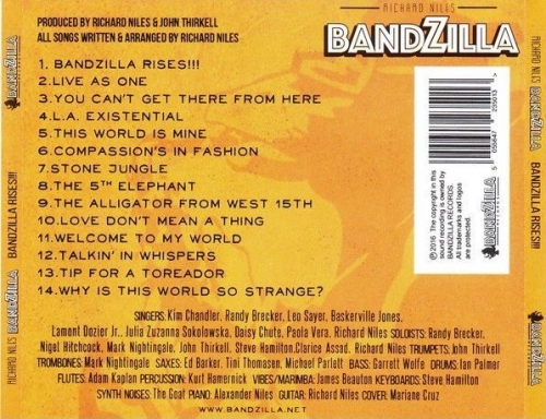 Richard Niles Bandzilla - Bandzilla Rises!!! (2016)