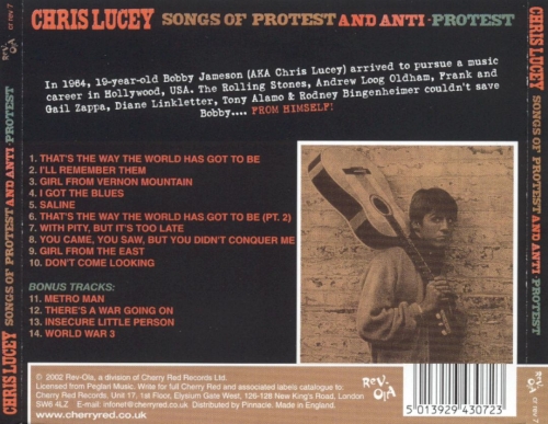 Chris Lucey - Songs of Protest and Anti-Protest (Reissue) (2002)