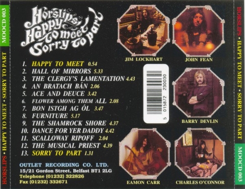 Horslips ‎– Happy To Meet - Sorry To Part (Remastered) (1973/1989) Lossless