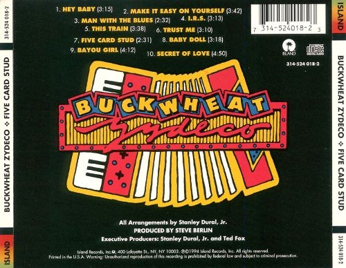 Buckwheat Zydeco - Five Card Stud (1994)