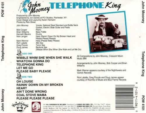John Mooney - Telephone King (1990)