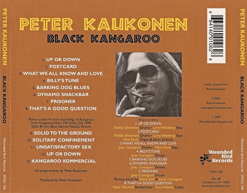 Peter Kaukonen - Black Kangaroo (Reissue) (1972/2007)