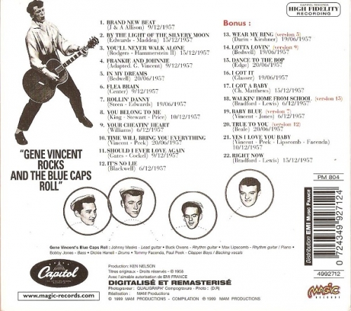 Gene Vincent - Gene Vincent Rocks! And the Blue Caps Roll (Reissue) (1999)