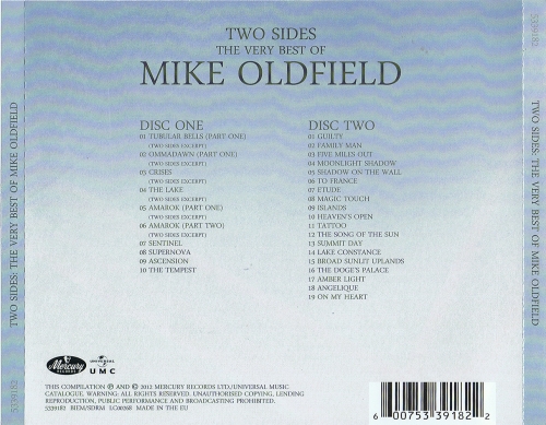Mike Oldfield – Two Sides: The Very Best of Mike Oldfield (2012)