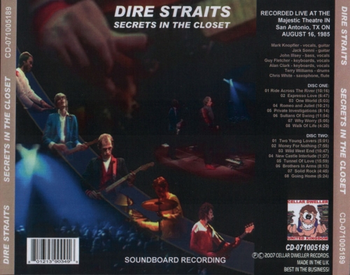 Dire Straits - Secrets In The Closet (2007)