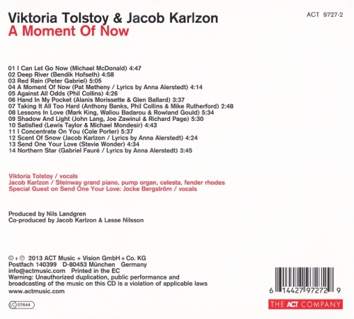 Viktoria Tolstoy & Jacob Karlzon - A Moment of Now (2013) CDRip