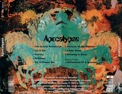 Apocalypse ‎– Apocalypse (Reissue) (1969/2003)