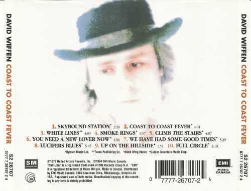 David Wiffen - Coast To Coast Fever (Reissue) (1973/1994)