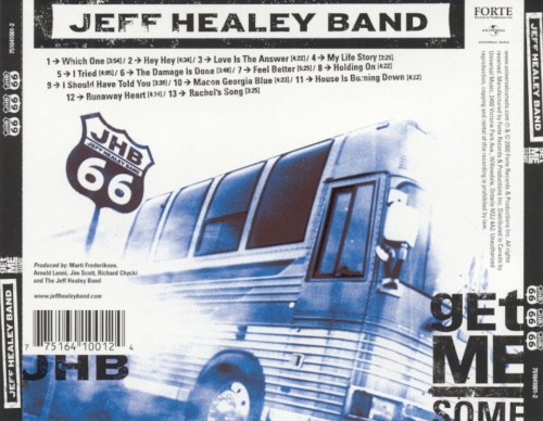 The Jeff Healey Band - Get Me Some (2000) Lossless