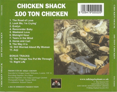Chicken Shack - 100 Ton Chicken (Reissue, Bonus Tracks ) (1969/2012)