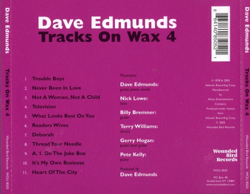 Dave Edmunds - Tracks On Wax 4 (Reissue) (1978/2005)