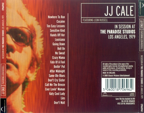 J.J. Cale - In Session At The Paradise Los Angeles Featuring Leon Russell (Remastered) (1979/2003)