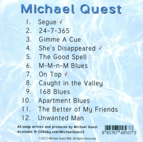 Michael Quest - Blues From 3+ (2012)