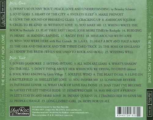 Nick Lowe - Quiet Please... The New Best Of Nick Lowe (2009)
