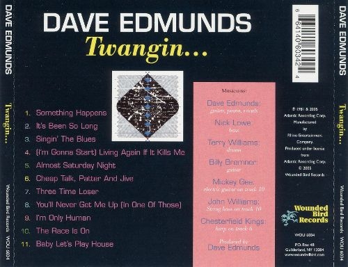 Dave Edmunds (feat. Nick Lowe) - Twangin' (1981/2005)