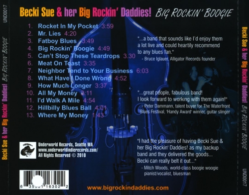 Becki Sue & her Big Rockin' Daddies! - Big Rockin Boogie (2010)