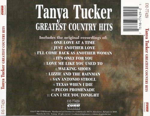 Tanya Tucker - Greatest Country Hits (1991)