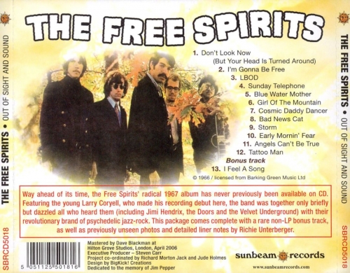 The Free Spirits - Out Of Sight And Sound (Reissue) (1966/2006)