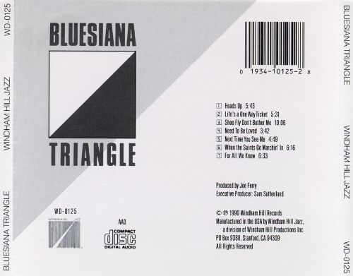 Bluesiana Triangle - Bluesiana Triangle (1990)