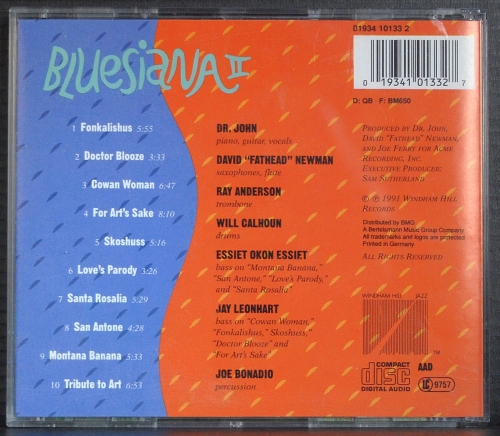 Bluesiana Triangle - Bluesiana II (1991)