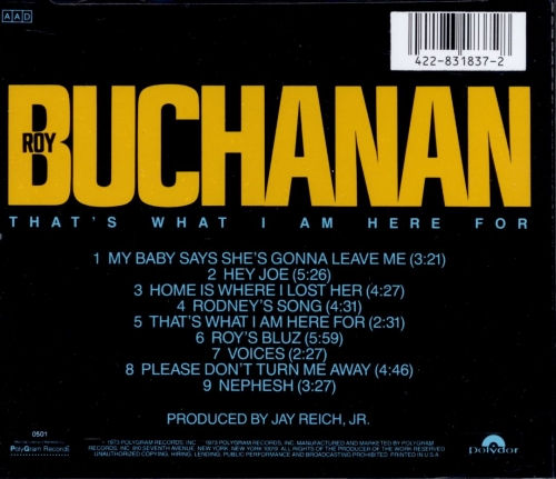 Roy Buchanan - That's What I Am Here For (1973/1992)