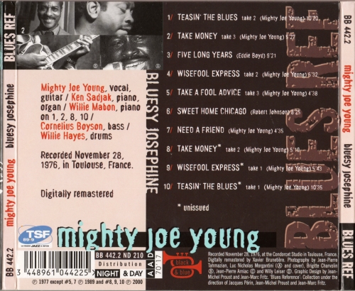 Mighty Joe Young - Bluesy Josephine (Reissue) (1976/2000)