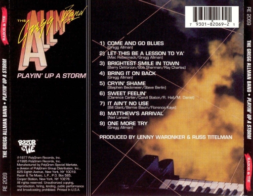 The Gregg Allman Band - Playin' Up A Storm (Reissue) (1977/1995)