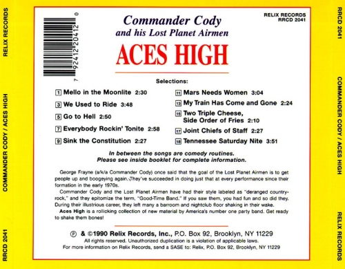 Commander Cody And His Lost Planet Airmen - Aces High (1990)