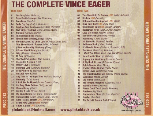 Vince Eager - The Complete Vince Eager (2007)