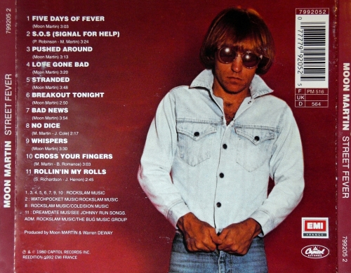 Moon Martin - Street Fever (Reissue) (1980/1992)