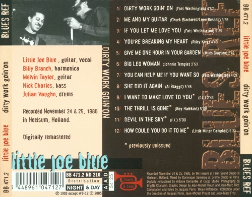 Little Joe Blue - Dirty Work Goin' On (2005)