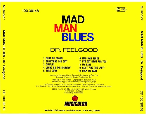 Dr. Feelgood - Mad Man Blues (1985)