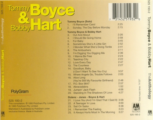 Tommy Boyce & Bobby Hart - Anthology (1995)