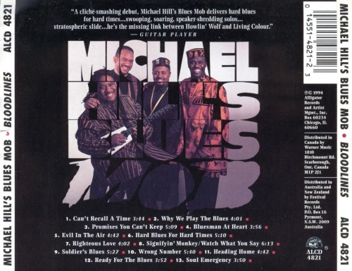 Michael Hill's Blues Mob - Bloodlines (1994)