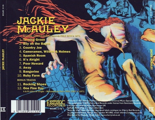 Jackie McAuley - Jackie McAuley (Reissue, Remastered) (1971/2009)