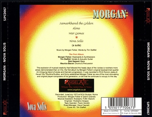 Morgan - Nova Solis (Reissue, Remastered ) (1972/2000)