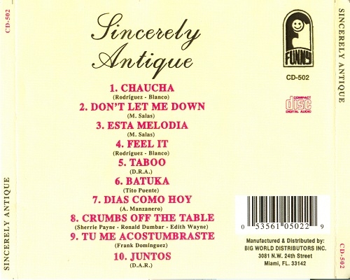 Sincerly Antique - Sincerely Antique (Reissue) (1973)