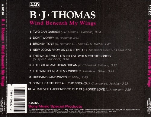 B. J. Thomas - Wind Beneath My Wings (1993)