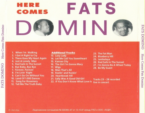 Fats Domino - Here Comes Fats Domino (Reissue) (1963/2002)